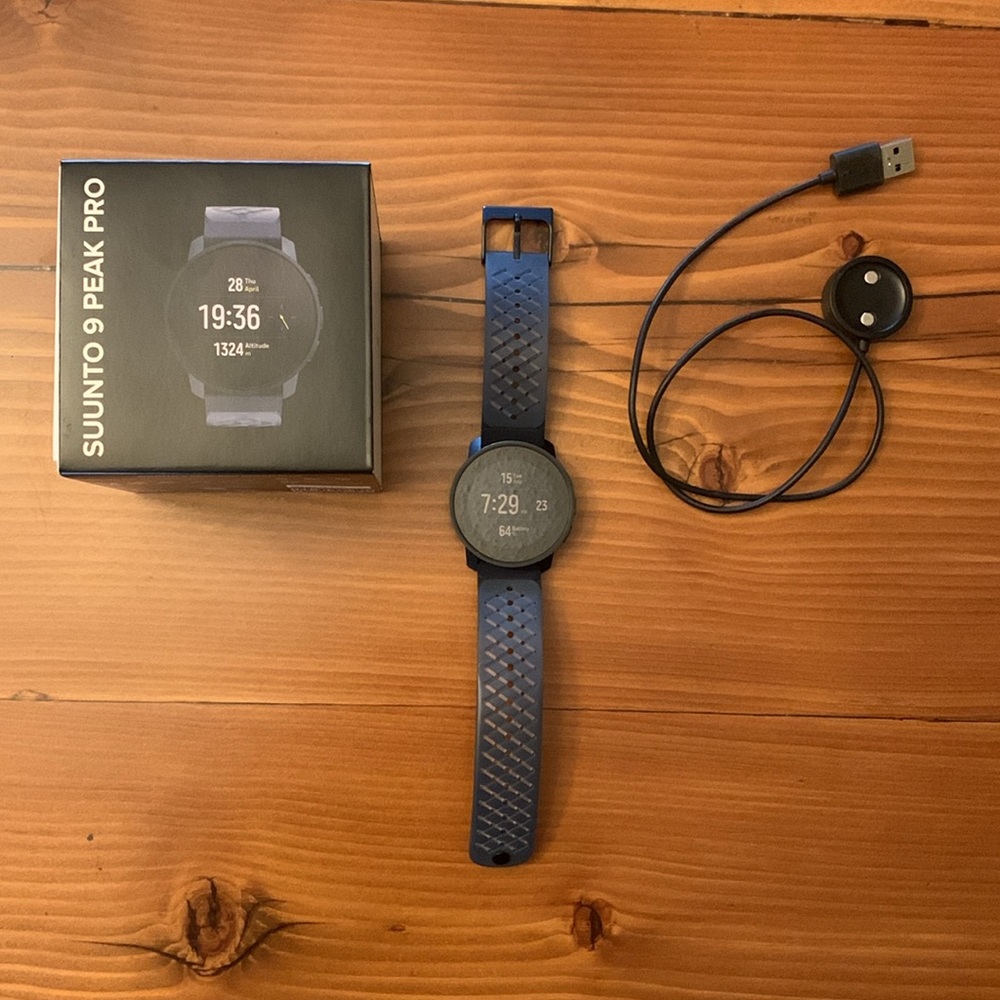 Suunto 9 Peak Pro GPS multisport watch, ocean blue, EUC
